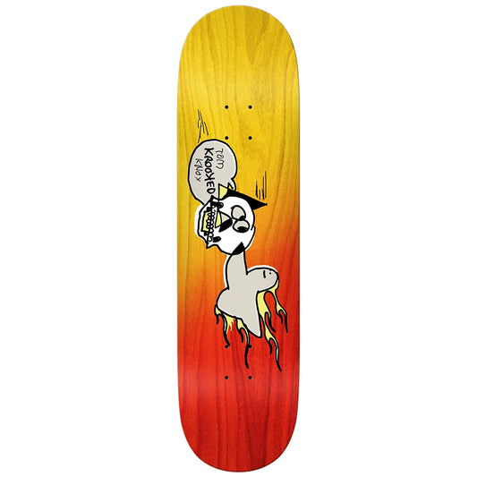 Krooked Skateboards Knox Burn Bird Deck 8.25