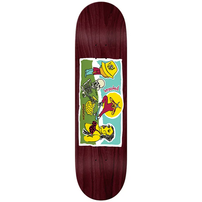 Krooked Skateboards Manderson Bone Deck 8.38