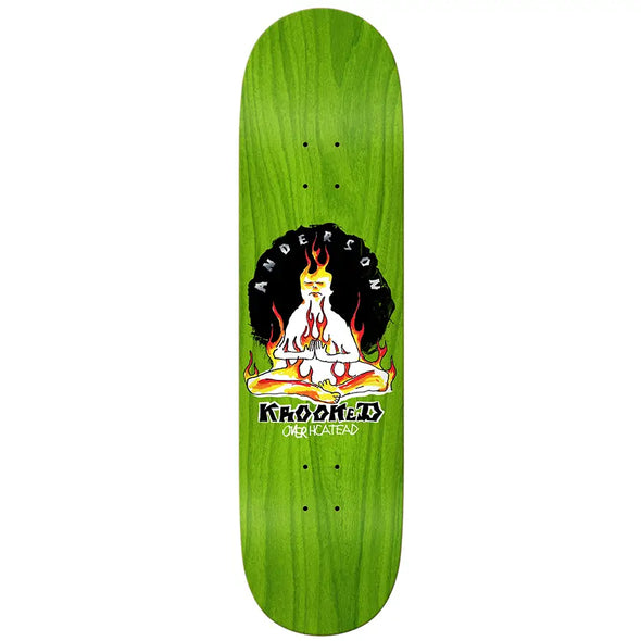 Krooked Skateboards Manderson Overheat Deck 8.38