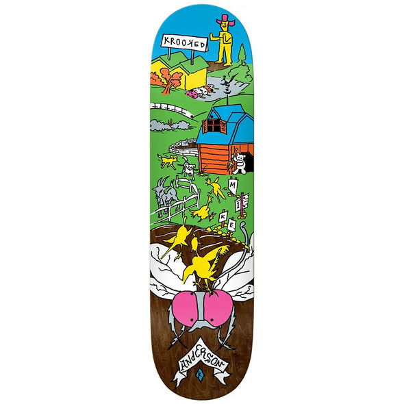 Krooked Skateboards Manderson The Yard Deck 8.38