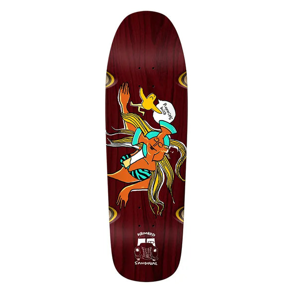 Krooked Skateboards Sandoval Running Wild WW Deck 9.1