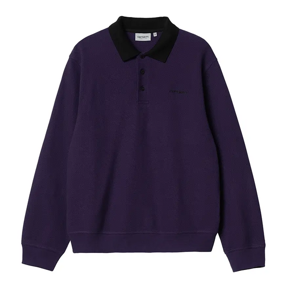 Polo de rugby Carhartt WIP L/S Vance - Cassis