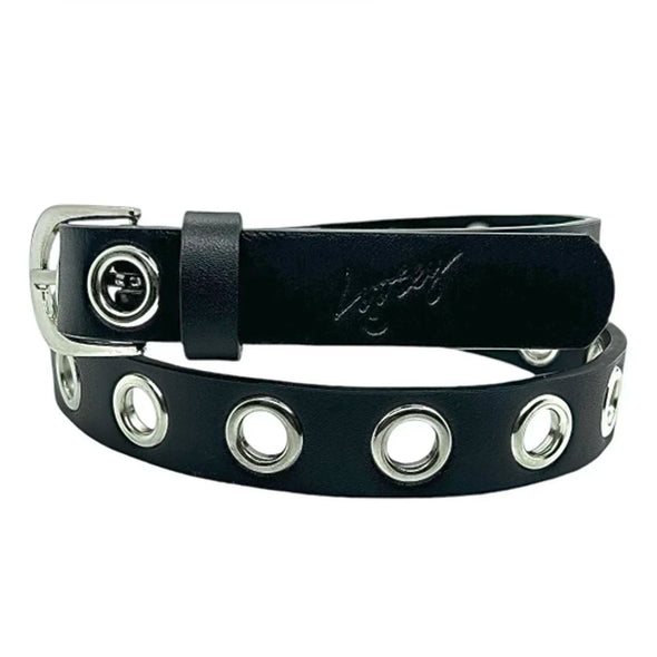 Loosey Mini Grommet Belt - Black