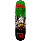 Metal Skateboards Odin Fred Gall pro model deck 8.5" featuring a unique graphic design and vibrant colors.