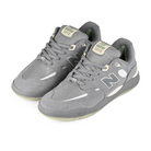 A pair of Slate grey and sea salt New Balance Numeric NM1010 Tiago Lemos pro model men's skateboard sneakers on a white background