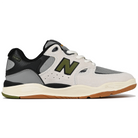 Sea Salt New Balance Numeric NM1010 Tiago Lemos pro model skateboard sneaker with Dark Olivine branding on a white background