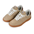 New Balance Numeric NM440 V2 shoe in Incense/Gum color with beige suede and brown accents, designed for skateboarding.