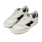 New Balance Numeric NM440 V2 shoes in Sea Salt and Black, featuring a sleek design and updated durability features.