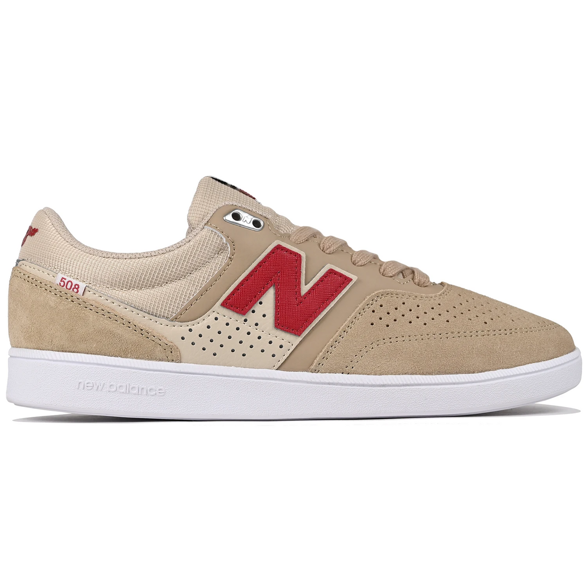 New Balance Numeric NM508 - Beige/Red | No-Comply Skateshop Austin, TX