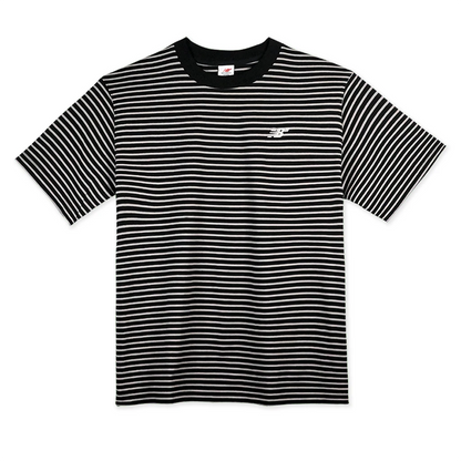 New Balance Numeric Thin Stripe Tee Shirt - Black