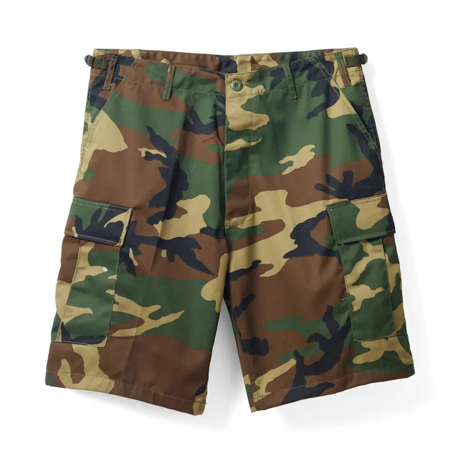 No Comply Cargo Shorts Woodland Camo No Comply Skateshop