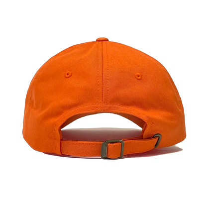 No-Comply Cut-Off Script Dad Hat - Orange