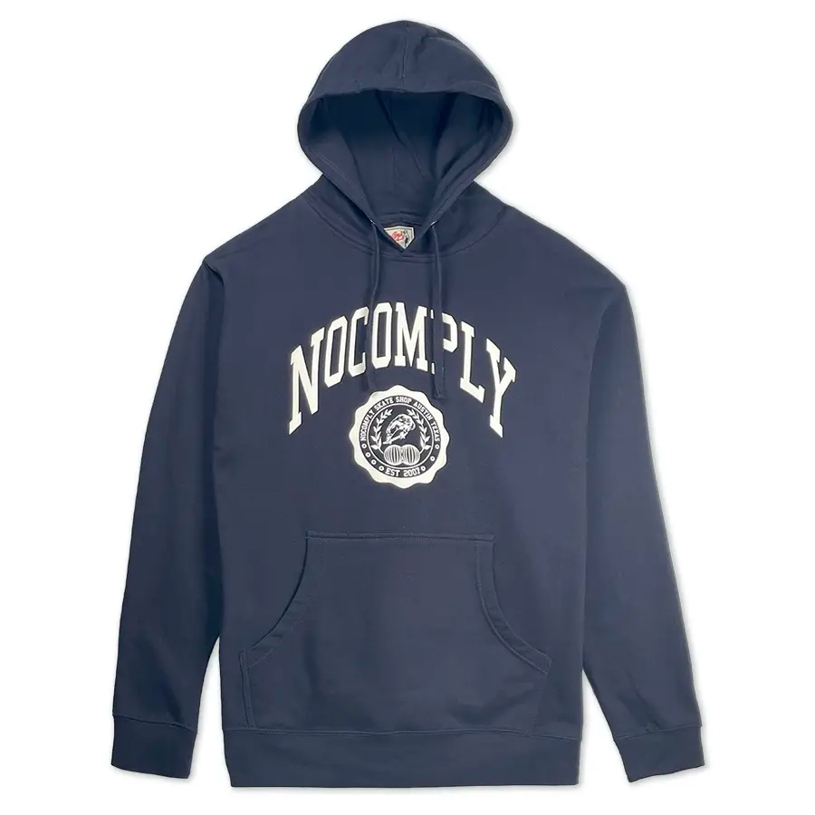 No Comply Jon s College Hoodie Navy S