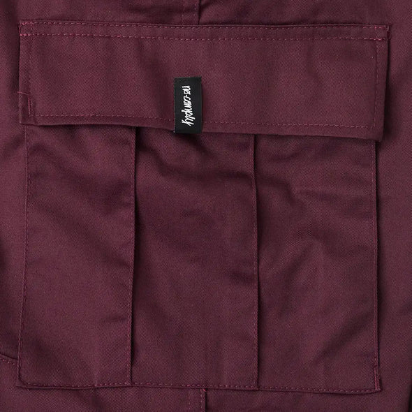 No-Comply Cargo Pants - Burgundy