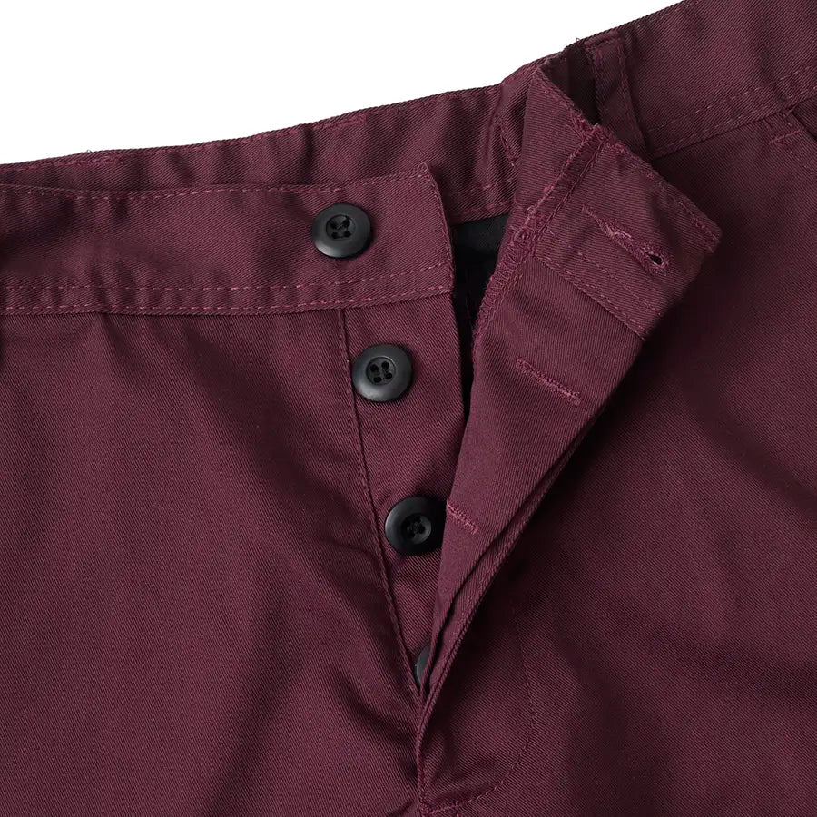 No-Comply Cargo Skate Pants - Burgundy