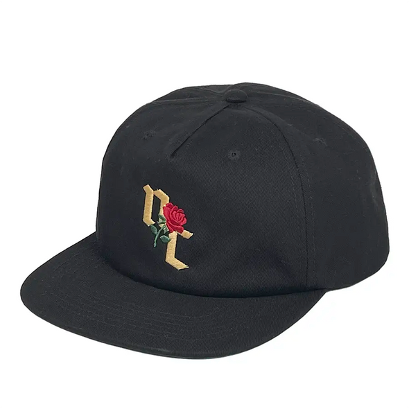 No-Comply Rose NC Snap Back Hat - Black