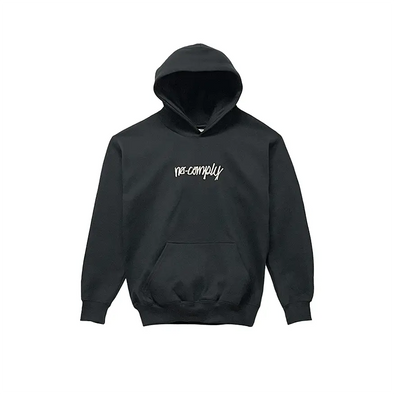No-Comply Youth Script Hoodie - Black