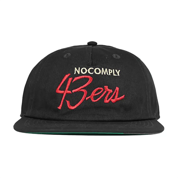 No-Comply 43ers Single Line Hat - Black