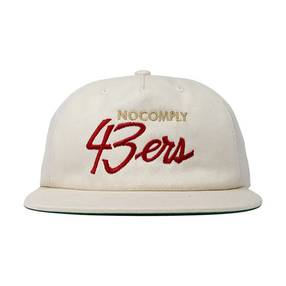 No-Comply 43ers Single Line Hat - Cream