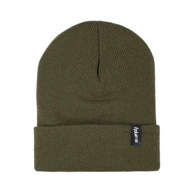No-Comply Script Beanie - Olive