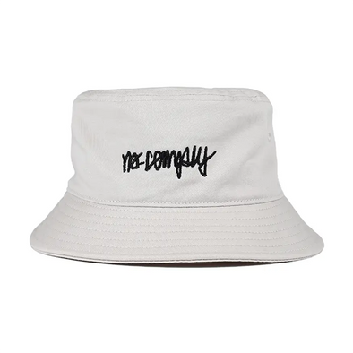 No-Comply Script Check Bucket Hat - Bone