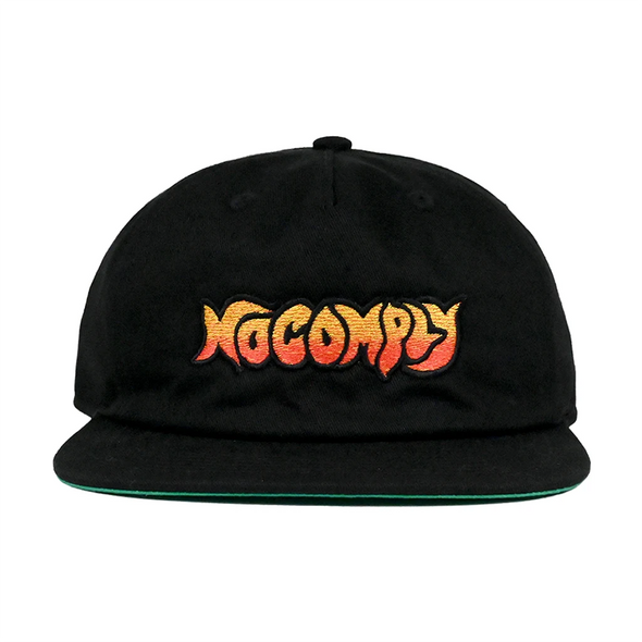 No-Comply Flame Hat - Black