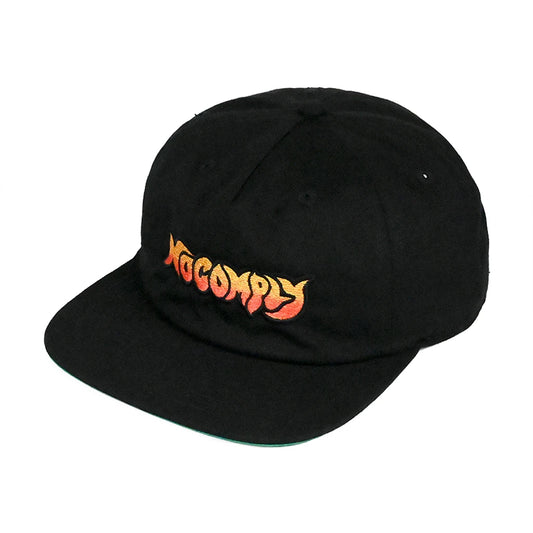 No-Comply Flame Hat - Black