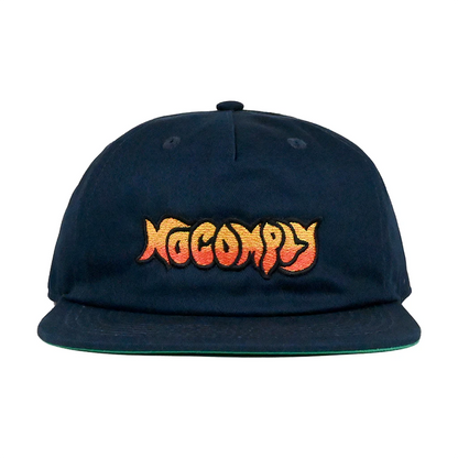 No-Comply Flame Hat - Navy