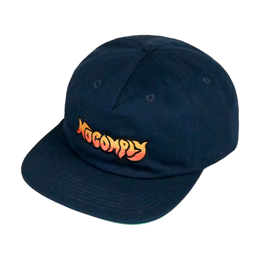 No-Comply Flame Hat - Navy