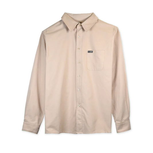 No-Comply Townes L/S Woven Shirt - Cream