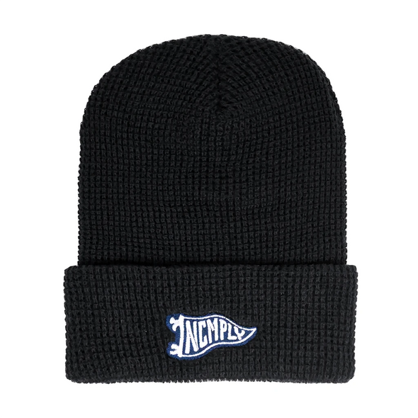 No-Comply Pennant Beanie - Black