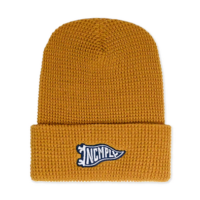 No-Comply Pennant Beanie - Gold