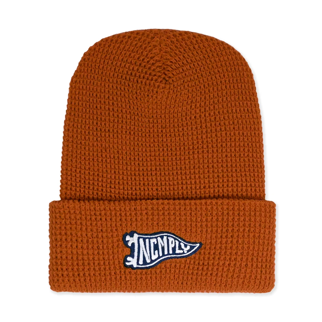 No-Comply Pennant Beanie - Rust