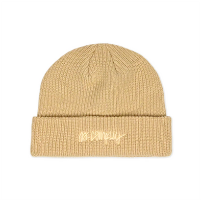 No-Comply Script Check Beanie - Khaki