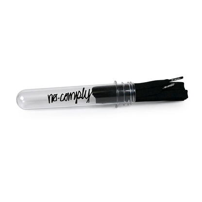 No-Comply Script Logo Shoe Laces - Black