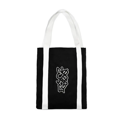 No-Comply Stacked Two Tone Tote Bag - Black