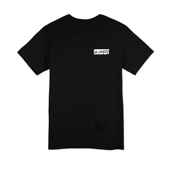 No-Comply Skeleton Skateshop Day 2024 Tee Shirt - Black