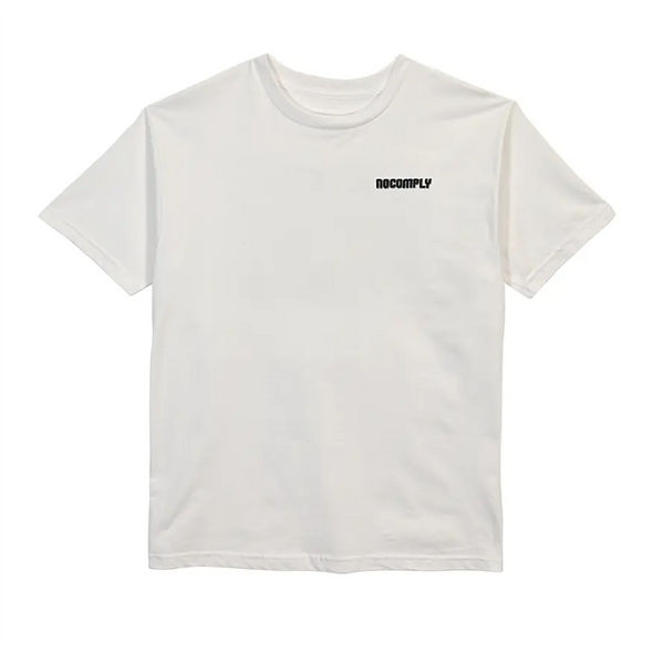 No-Comply Trademark Tee Shirt - White