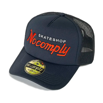 No-Comply Specialties Mesh A-Frame Hat - Navy Orange