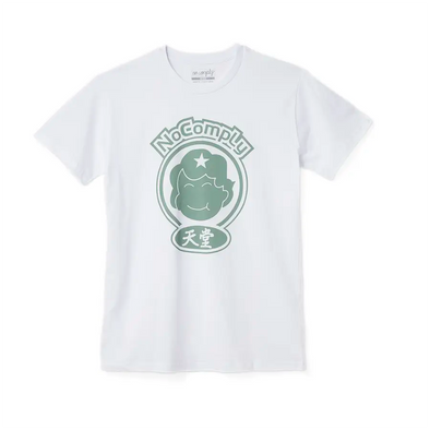 Camiseta vegetariana No-Comply - Blanco
