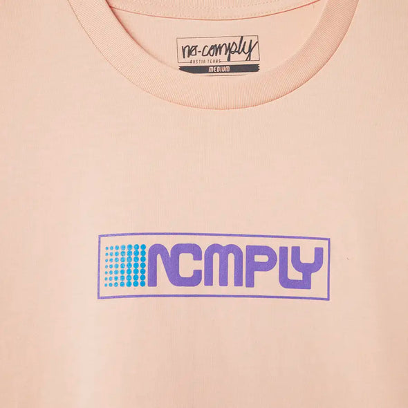 No-Comply AM/FM Tee Shirt - Rose