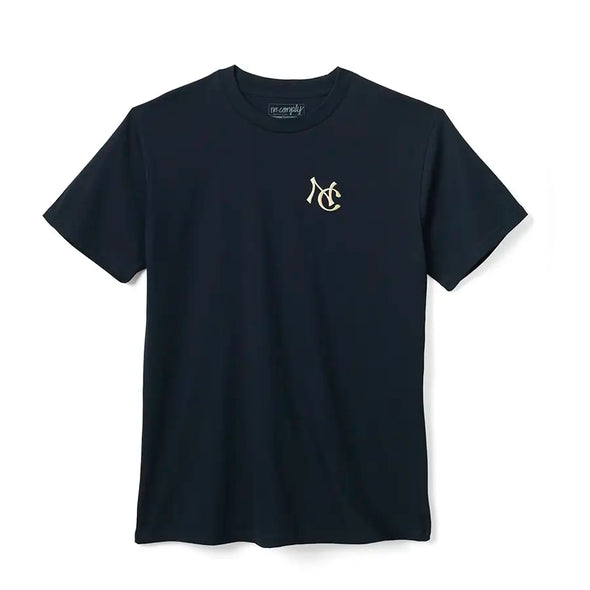 No-Comply NC Embroidered Tee Shirt - Navy