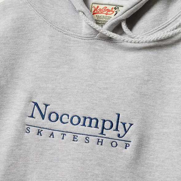 No-Comply Logo Hoodie - Heather Grey