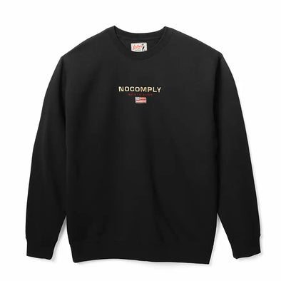 No-Comply NoCo Sport Crew Sweatshirt - Black