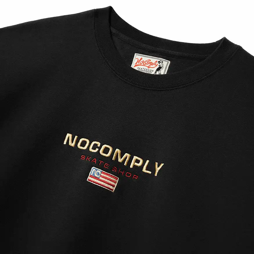 No-Comply NoCo Sport Crew Sweatshirt - Black