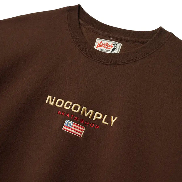 No-Comply NoCo Sport Crew Sweatshirt - Brown