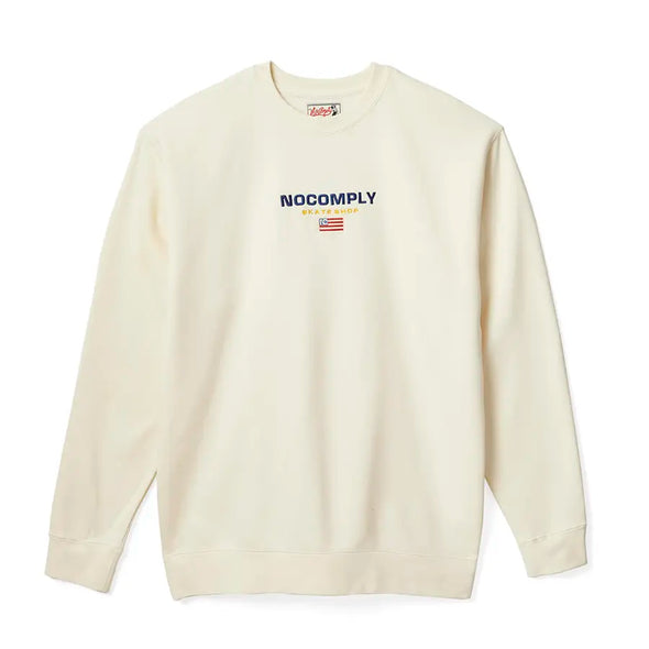 No-Comply NoCo Sport Crew Sweatshirt - Cream