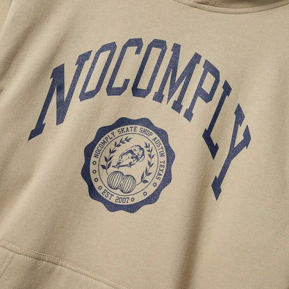 No-Comply Jon's College Hoodie - Stone