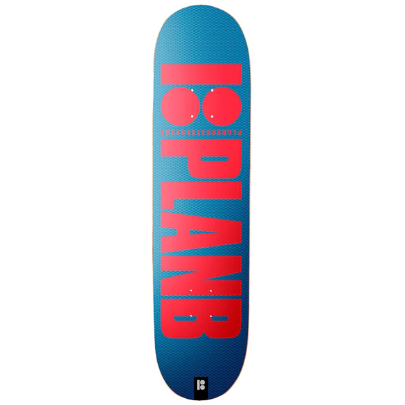 Plan B Skateboards OG Metallic Blue Red Deck 8.25