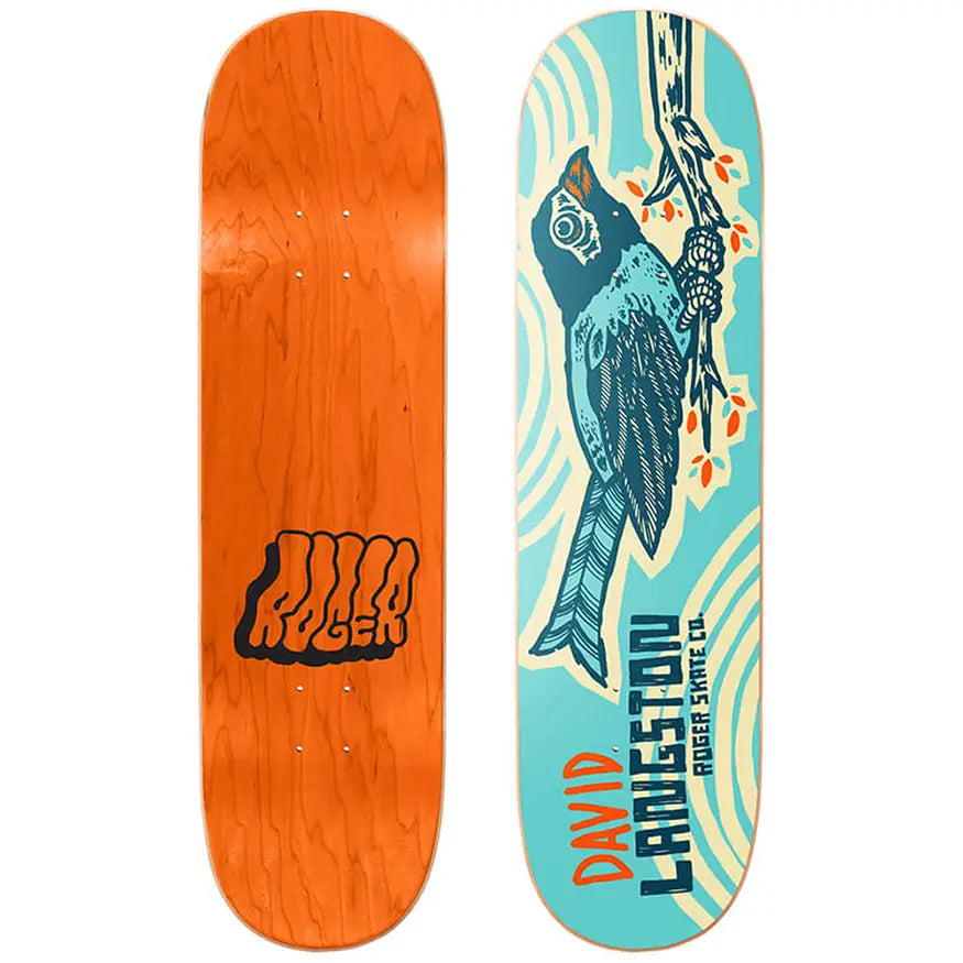 Roger Skate Co. David Langston Spring Bird Deck 8.25